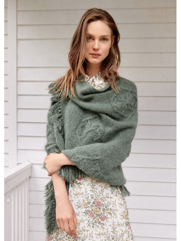 Lana Grossa DRIEHOEKSJAAL Cashmere 16 Fine & Silkhair