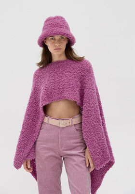 PONCHO Orsetto van Lana Grossa