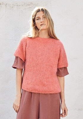 SHIRT MET KORTE MOUWEN Brigitte No. 3 van Lana Grossa