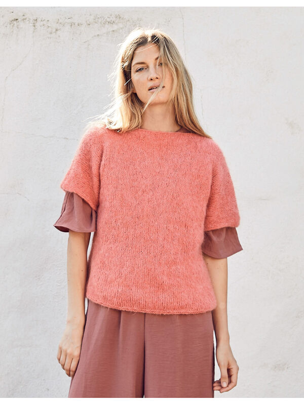 Lana Grossa SHIRT MET KORTE MOUWEN Brigitte No. 3