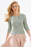 Lana Grossa VEST IN BOORDPATROON EN GAATJESPATROON Linarte