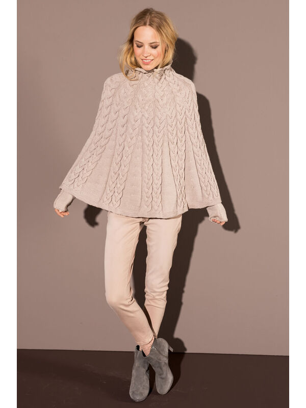 Lana Grossa PONCHO & POLSWARMER Cool Wool Big