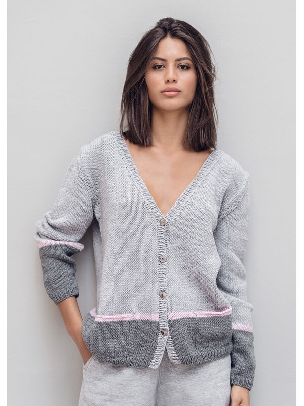 Lana Grossa VEST Cool Wool Big Melange