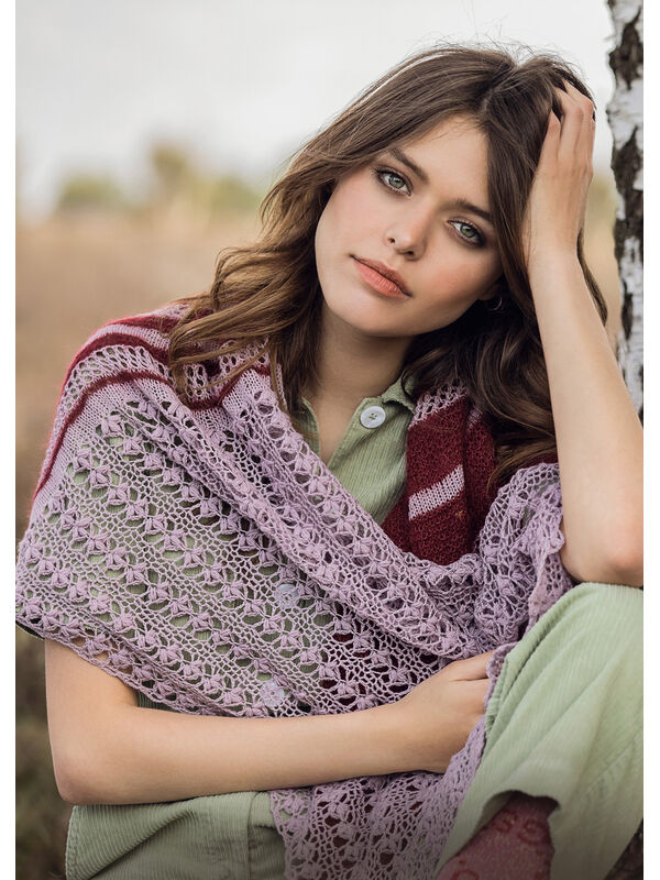 Lana Grossa OMSLAGDOEK Cool Wool Lace & Silkhair