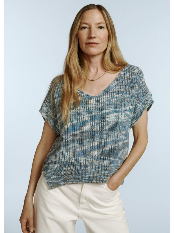 Lana Grossa SLIPOVER Cool Wool hand-dyed