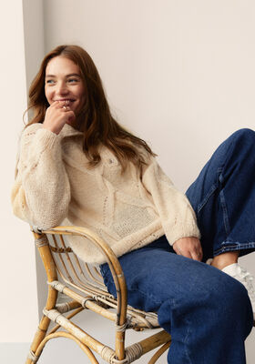 POLO-SWEATER Setasuri van Lana Grossa