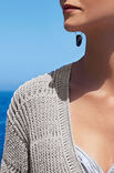 Lana Grossa VEST IN HALVE PATENTSTEEK-AJOURPATROON Elastico