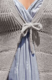 Lana Grossa VEST IN HALVE PATENTSTEEK-AJOURPATROON Elastico