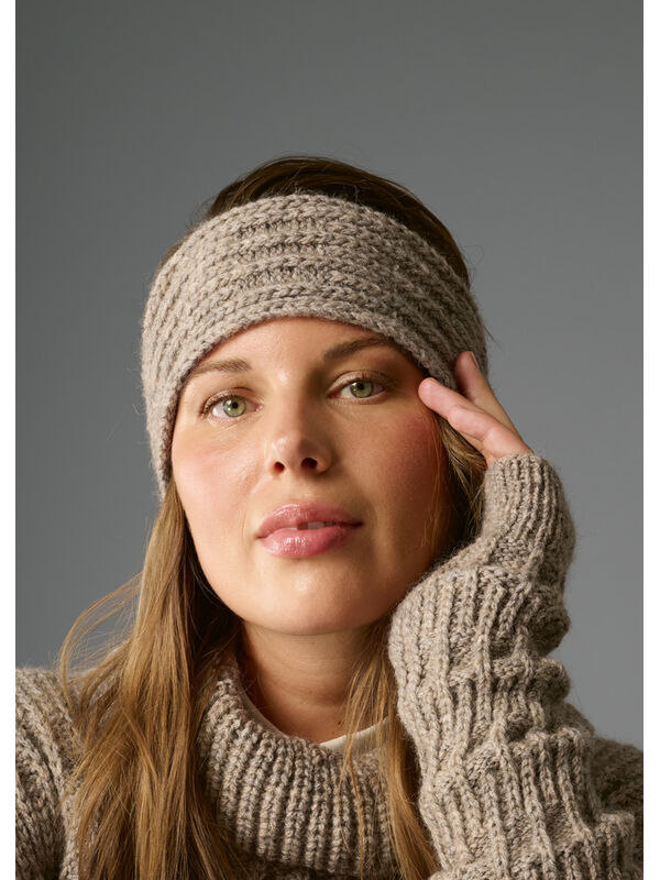 Lana Grossa HOOFDBAND Alta Moda Alpaca