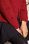 Lana Grossa VEST IN RIBBELPATROON MET GEVALLEN STEKEN Mille II
