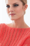 Lana Grossa TRUI IN NETPATROON Silkhair
