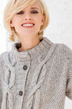 Lana Grossa VEST MET PATRONEN Alta Moda Alpaca