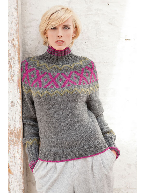 Lana Grossa TRUI MET RONDE PAS Alta Moda Alpaca