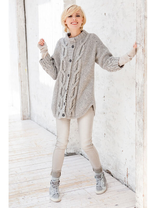 Lana Grossa VEST MET PATRONEN Alta Moda Alpaca