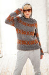 Lana Grossa RAGLANTRUI MET JACQUARDPATROON Yak Merino