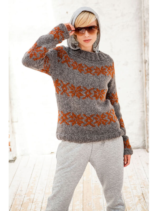 Lana Grossa RAGLANTRUI MET JACQUARDPATROON Yak Merino
