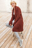 Lana Grossa VEST IN BOORDPATROON Alta Moda Alpaca