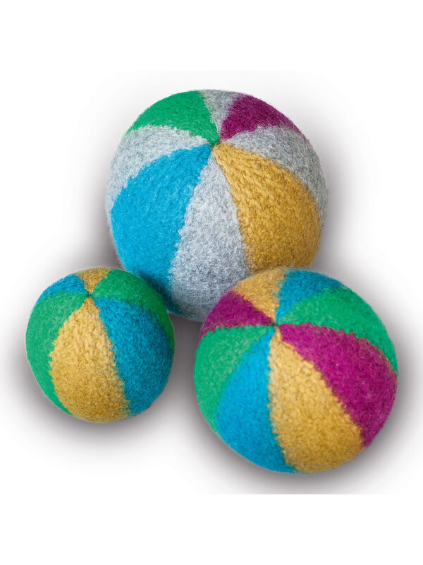 Lana Grossa GEBREIDE VILTEN BALLEN Feltro