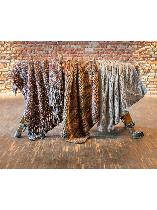 Lana Grossa PLAID IN AJOURRUITENKABELPATROON Alta Moda Alpaca