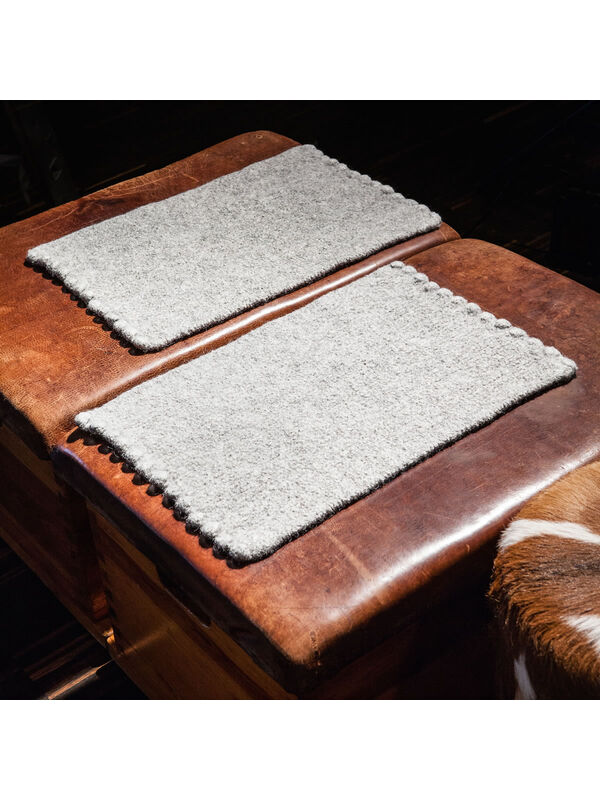 Lana Grossa PLACEMATS MET NOPPENRANDEN Feltro