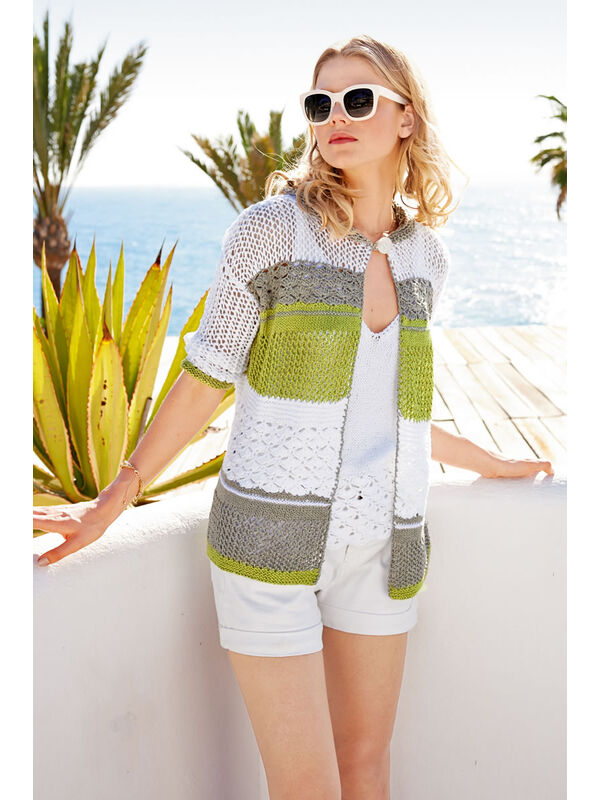 Lana Grossa VEST IN PATRONENMIX Linarte