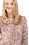 Lana Grossa TRUI IN RIBBELPATROON Silkhair