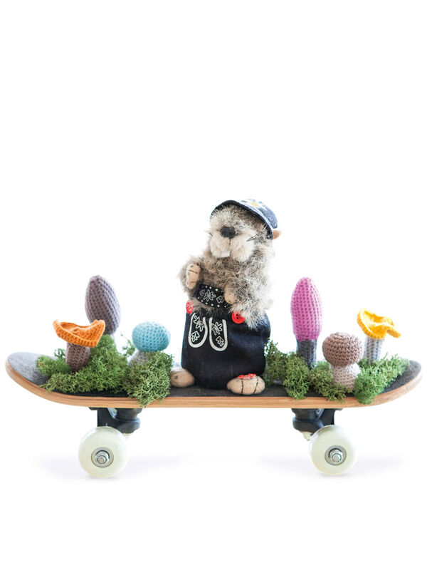 Lana Grossa PADDENSTOELEN IN VASTEN GEHAAKT Cool Wool