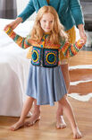 Lana Grossa KINDERVEST MET MOTIEVEN EN NOPPENPATROON Cool Wool Big Color/Uni/Melange/ Silkhair
