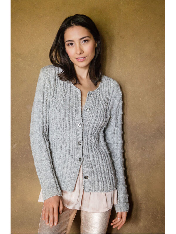Lana Grossa VEST IN KABEL- EN BOORDPATROON Alta Moda Cashmere 16