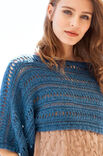 Lana Grossa SCHOUDERWARMER IN AJOURPATROON Ecopuno