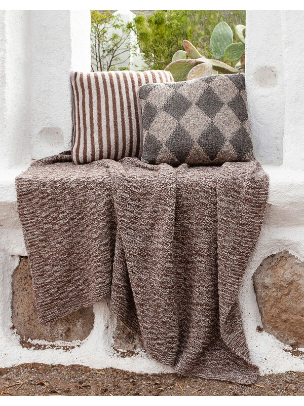 Lana Grossa PLAID IN RECHTHOEKPATROON