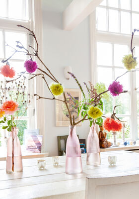 GEHAAKTE BLOEMEN Silkhair van Lana Grossa