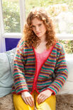 Lana Grossa GESTREEPT VEST IN TRICOTSTEEK Brigitte No. 3