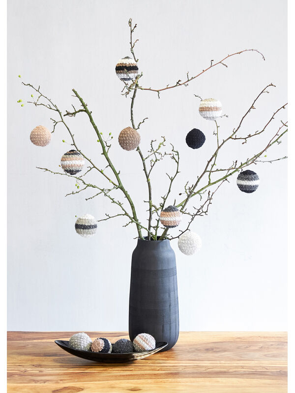 Lana Grossa DECO-BOLLETJES MET VASTEN EN NOPPEN Ecopuno