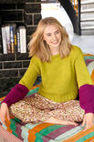 Lana Grossa TRUI IN TRICOTSTEEK EN GERSTEKORRELPATROON Alta Moda Cashmere 16