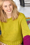 Lana Grossa TRUI IN TRICOTSTEEK EN GERSTEKORRELPATROON Alta Moda Cashmere 16