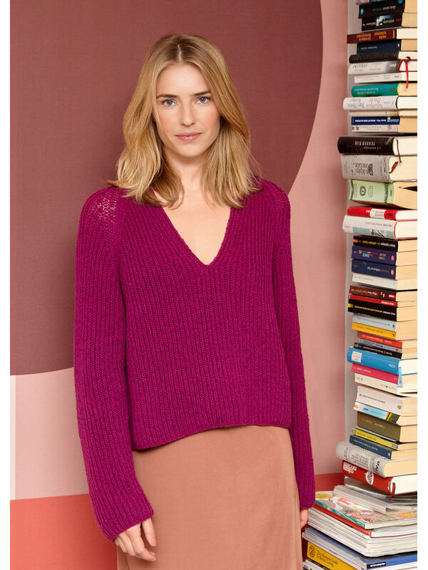 Lana Grossa RAGLANTRUI IN PATENTPATROON Cashmere 16 Fine