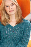 Lana Grossa RAGLANTRUI IN AJOURPATROON Alta Moda Alpaca