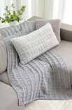 Lana Grossa PLAID IN RECHTAVERECHT- PATROON Landlust Winterwolle