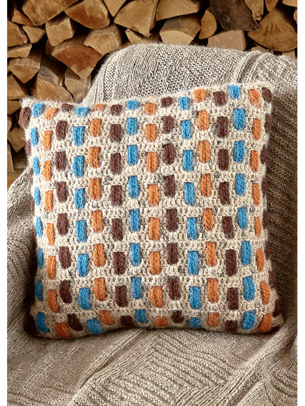 Lana Grossa KUSSEN MET VLECHTEFFECT Lala Berlin Lovely Cotton Inserto & Brigitte No. 2