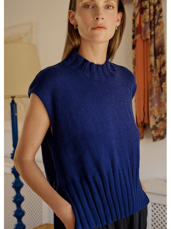 Lana Grossa SLIPOVER MET ZIJSPLITTEN Merino Superiore