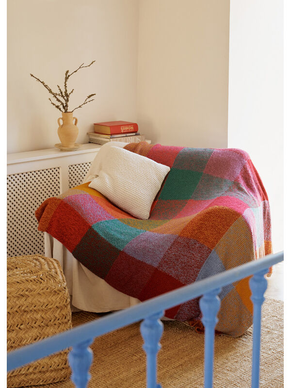 Lana Grossa GERUITE PLAID IN GERSTEKORREL Ecopuno