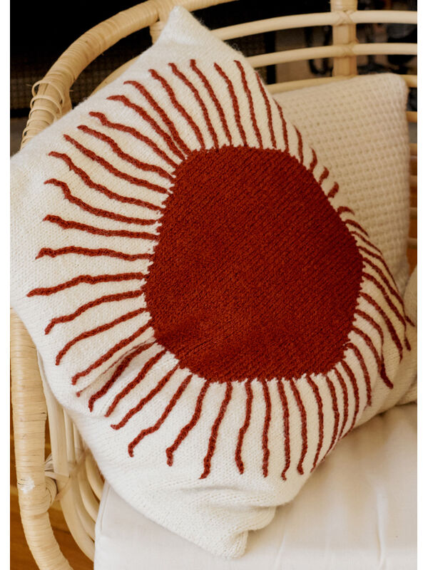 Lana Grossa KUSSEN MET INGEBREIDE ZON Alta Moda Alpaca
