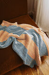 Lana Grossa PLAID IN TRICOTSTEEK EN RIBBELPATROON Landlust Alpaka Merino 160