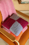 Lana Grossa TWEE KUSSENS IN RIBBELPATROON Cloudy (Lala Berlin)