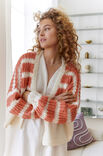 Lana Grossa GESTREEPT VEST MET TRICOTSTEEK EN HALVE PATENTSTEEK Lala Berlin Lovely Cotton