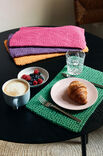 Lana Grossa VIER PLACEMATS IN RIBBELPATROON The Tube