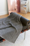 Lana Grossa GESTREEPTE PLAID IN RIBBELPATROON Alta Moda Alpaca