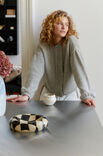Lana Grossa VEST IN TRICOTSTEEK MET KOORDTUNNELTJES Cool Merino