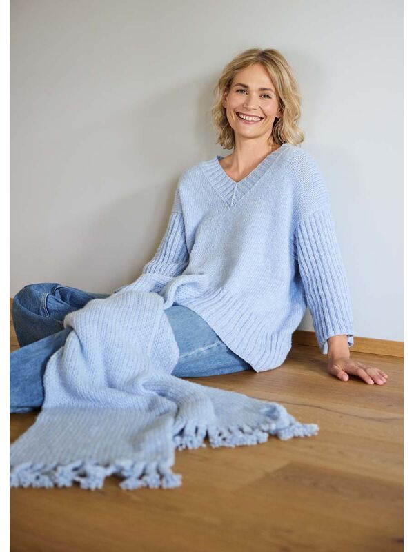 Lana Grossa SJAAL DUBBEL GEBREID Cool Merino Big